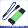 ST LINK Stlink ST-Link V2 Mini STM8 STM32 Simulator Download Programmer Programming With Cover DuPont Cable