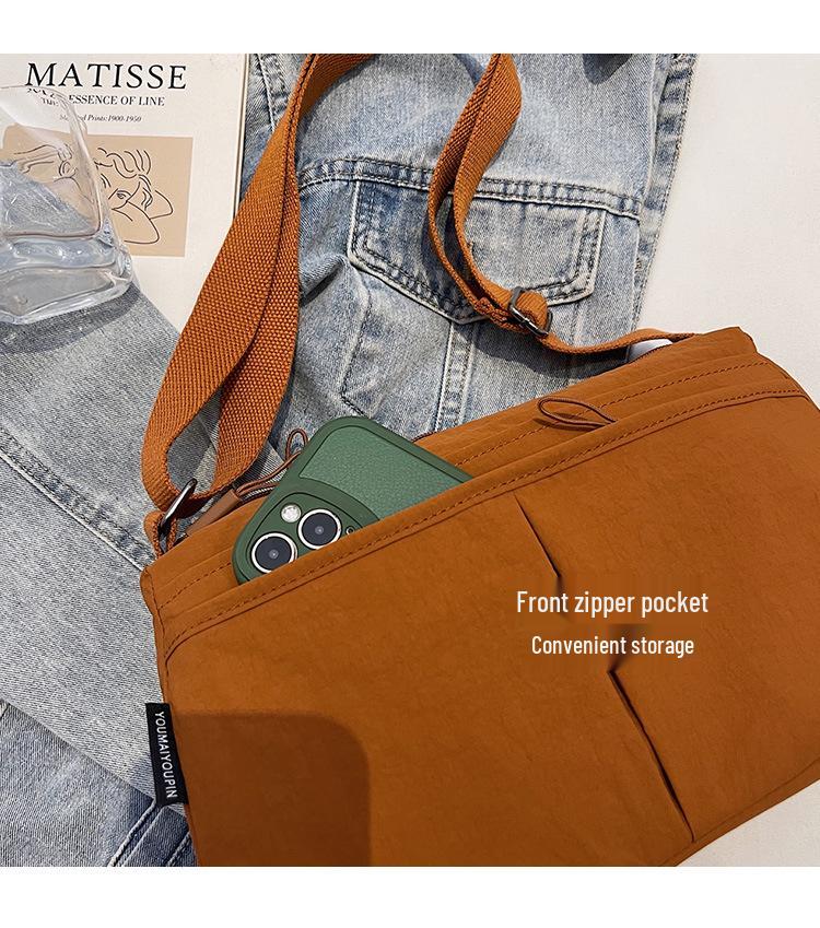 Женская спортивная минималистичная сумка кроссбоди 2025: Легкая, Вместительная, Универсальная наплечная сумка для поездок на работу или повседневного использования