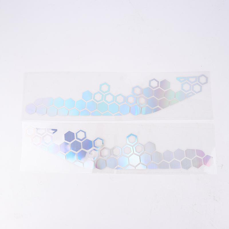 Наклейки в виде сот для мотоциклов, светоотражающие наклейки, многоцветные декоративные наклейки, украшения для бампера мотоцикла, аксессуары