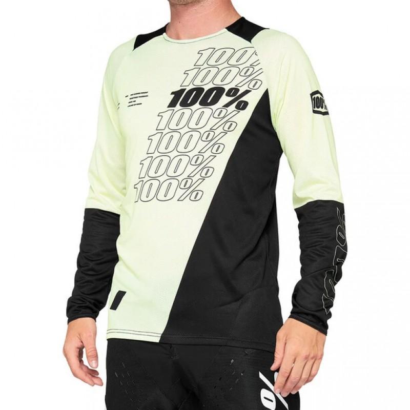 Mens Quick-Dry Long Sleeve Cycling Jersey Breathable Outdoor Mountain Bike Motorbike Riding Shirt Crew Neck