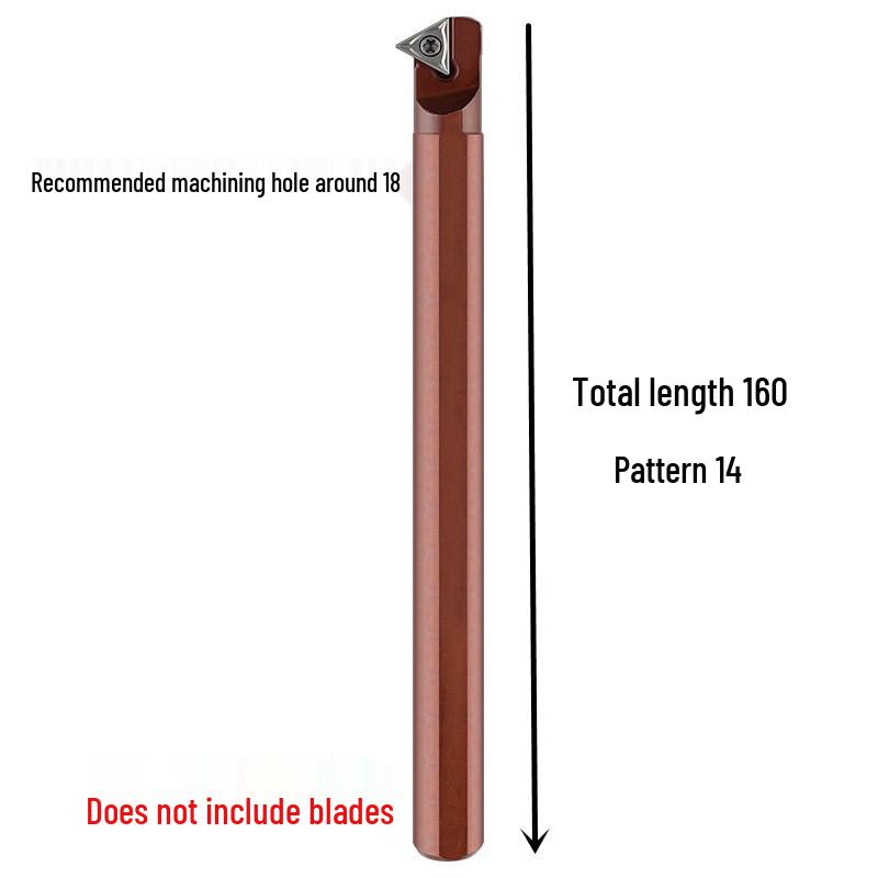 Треугольная расточная оправка 60° со сменной режущей головкой для внутренних отверстий, модель STWBR06/STWCR11.