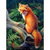 Diamond Painting Full Round  Fox Animal 5d Diamond Embroidery Cross Stitch Diy Kits Home Decor 40x50cm
