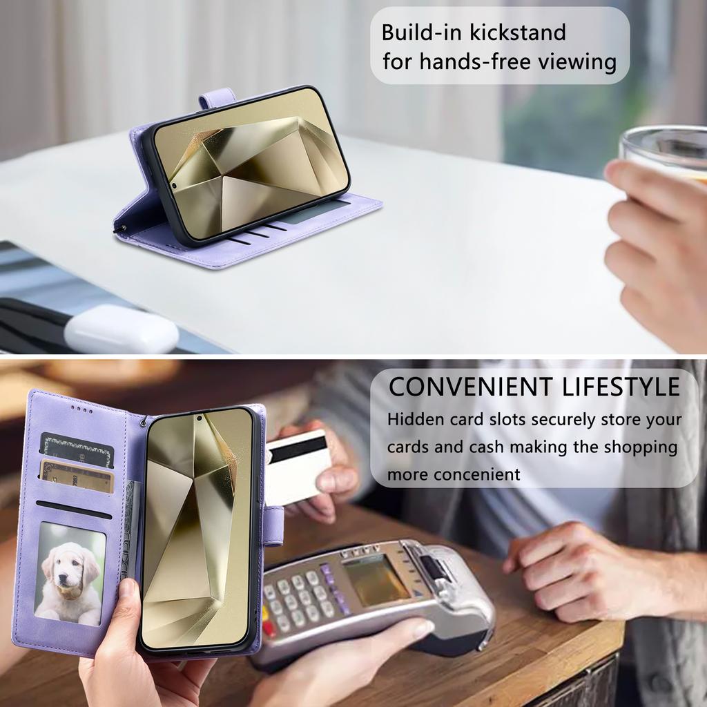 Чехол для Samsung Galaxy A17 с тисненым тотемом, кожаный чехол-кошелек с ремешком на руку