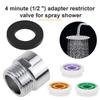 Washer Shower Adapter Water Saving Cores 4 7 9 L/min Accessories Flow Reducer 1/2 Inch Thread Limiter Regulator