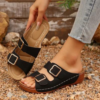 Модные женские тапочки Модные сабо Сандалии с пробковой стелькой и поддержкой свода стопы Уличные тапочки Женские Пляжные Домашние Удобные шлепанцы Женские