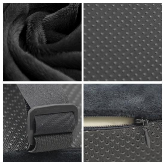 Подушка для офисного стула, мягкая дышащая, уютная застежка, лента с частицами, нижняя поддержка, плюшевая подушка для рук из пены с эффектом памяти, подлокотник для офисного использования