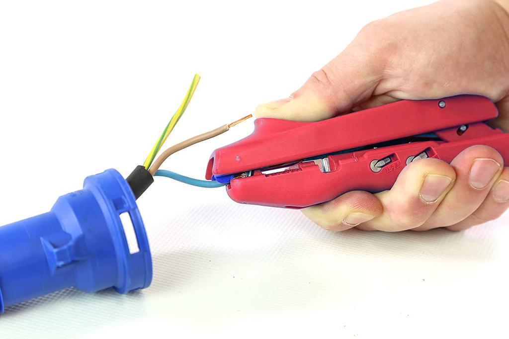 IWISS Insulation Stripper for Ferrules Tool Insulation Stripper Duo Crimp Made In Germany Cable Cutter WE300 Multi-Functional Multi-Crimping