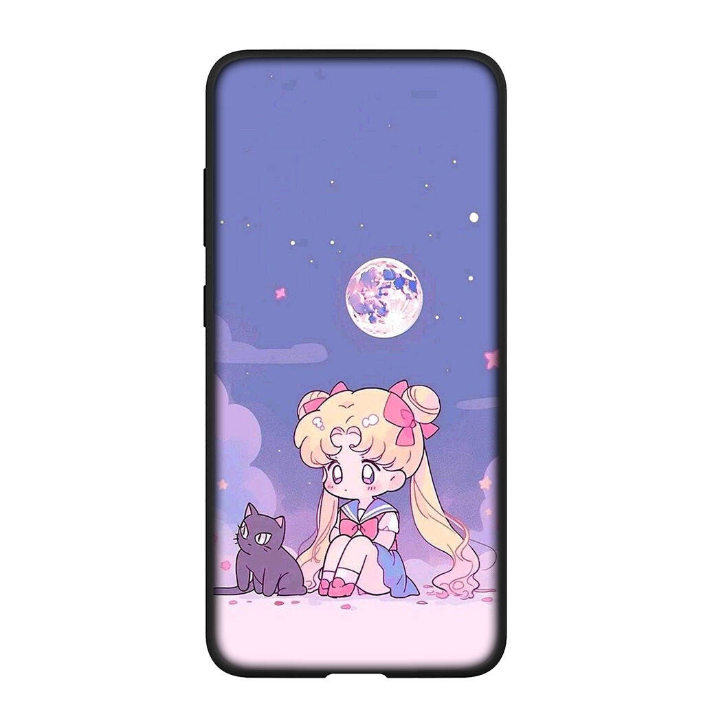 Phone Case for Samsung Galaxy S25 S23 S22 S24 Ultra FE A05 A06 A15 A16 A36 A37 A35 A54 A55 A56 A57 A25 A26 A53 A17 S9 Wallpaper Sailor Moon Girl Cover