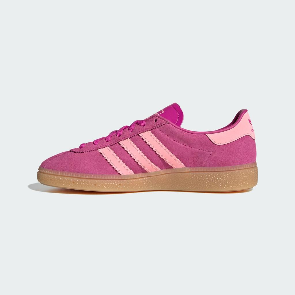 JS3998 adidas Originals Munchen Полупрозрачный Розовый Светящийся Розовый Каучук (Женский)