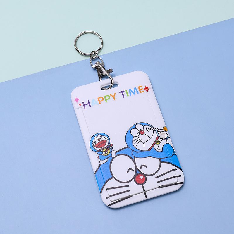 Doraemon Meal Card Holder - Cute Student & Work ID Lanyard, Access Control & Bus Card Holder