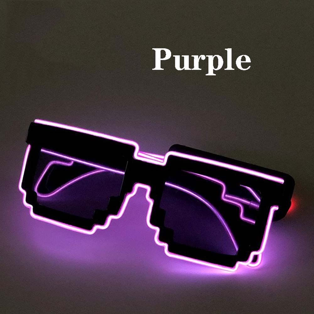 Bar Supplies Glowing Led Light Up Glasses LED Luminous Glasses Glowing Sunglasses Mosaic Glasses