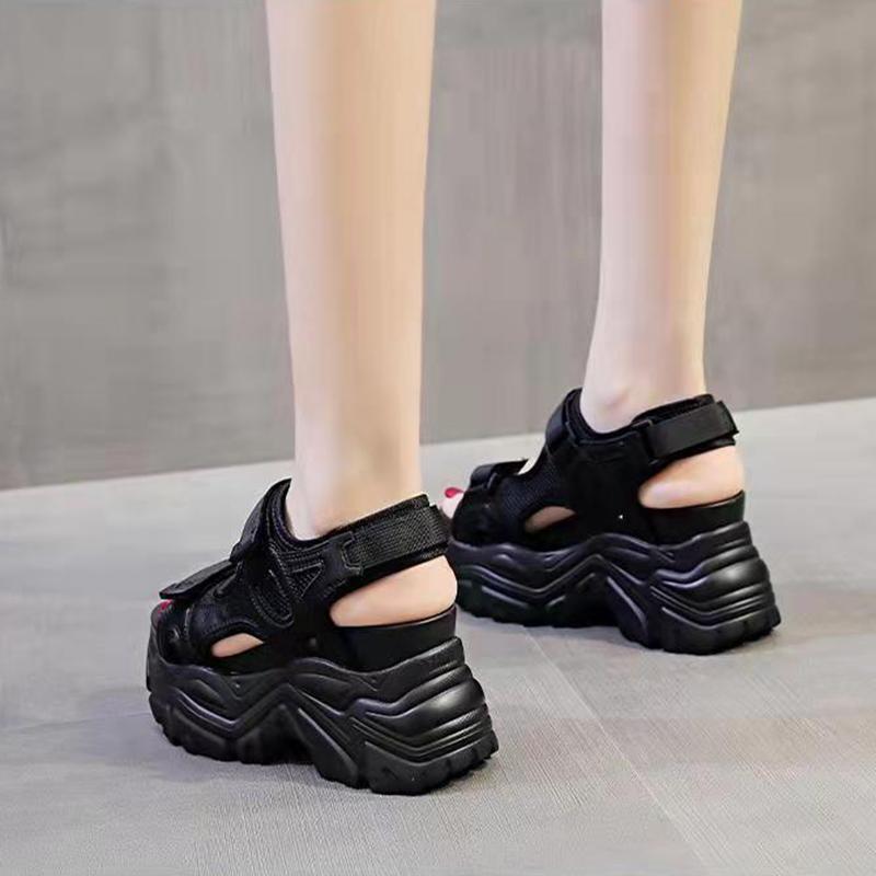 Женские сандалии на платформе, женская обувь, летние женские сандалии на липучке