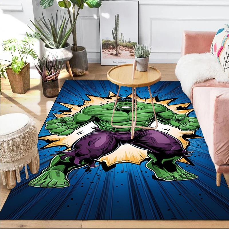 Superhero Power Burst Area Rug Suitable for Indoor And Outdoor,Carpets for Kitchens, Homes, Offices, Living Rooms,Home Decor,Christmas Gift