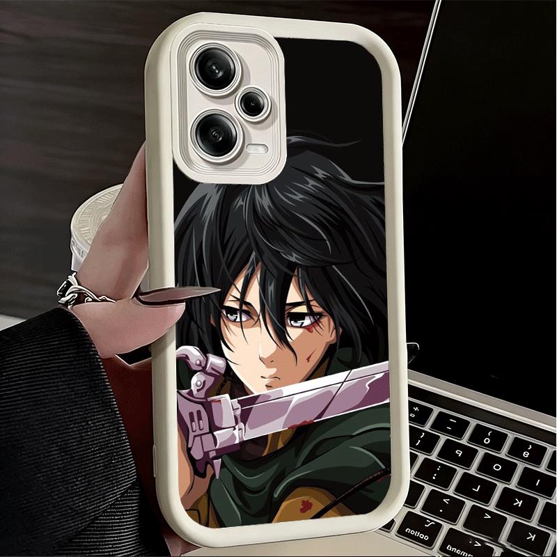 Чехол для телефона для Xiaomi Redmi Note 15 14 13 Pro Plus A-Attack On T-Titan Микаса Оболочка 12S 11 11S 11T 5G 14S Мягкий силикон Funda