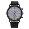 Blue Light Glass Mirror Belt Three Eye Quartz Men's Watch Men's Watch Men's Model