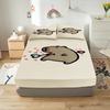 Capibara Cartoon Fitted Sheet For Children, Cute Digital Printing, Coverage, Baby Teenager With Sheets Cover, Elastic Bedding