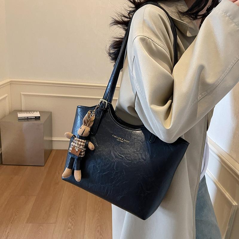 Сумка-тоут премиум-класса большой вместимости для поездок на работу, женская модная новинка 2025, женская ручная сумка-портфель, сумка-тоут на плечо