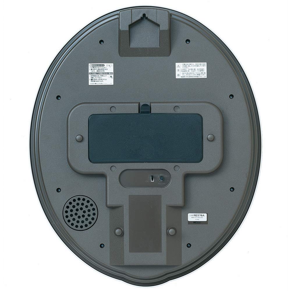 Seiko Clock Wall Clock Karakuri Clock Radio Clock Analog Karakuri Triple Selection Melody Rotating Decoration Ivory Marble Pattern RE576A