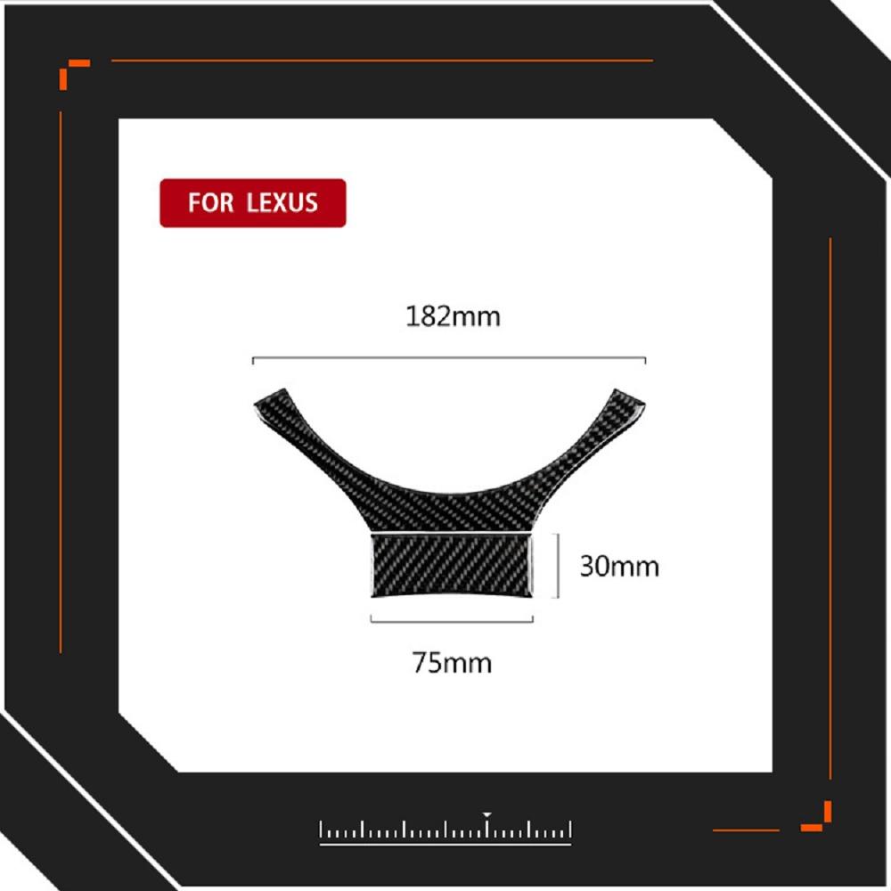 Накладка на панель рулевого колеса из углеродного волокна для LEXUS IS250 IS300 IS350 2014-18