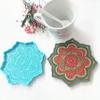 1pc Mandala Coaster Silicone Mold Round Tray Cup Mat Epoxy Resin Casting Mould For DIY Resin Crafts Home Decoration Making Tools