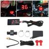   Motorcycle  12V LCD Screen Slim Water Temperature Gauge With 16mm Tee for Motorbike