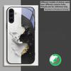 Кластер Снежных Гор Подходит для Samsung Galaxy S26 Ultra S20 FE S21 S22+ S23 Plus S24 S25 Edge Магнитный Стеклянный Чехол для Телефона
