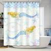 "Занавеска для душа Mermaid Beach House, Водонепроницаемая и устойчивая к плесени занавеска для ванны с океанской тематикой для прибрежного домашнего декора"