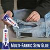 Прозрачный Тканевый Швейный Клей Высокая Вязкость Прочность Устойчивость к Коррозии Клей для Ремонта Одежды Быстросохнущий Не Раздражающий