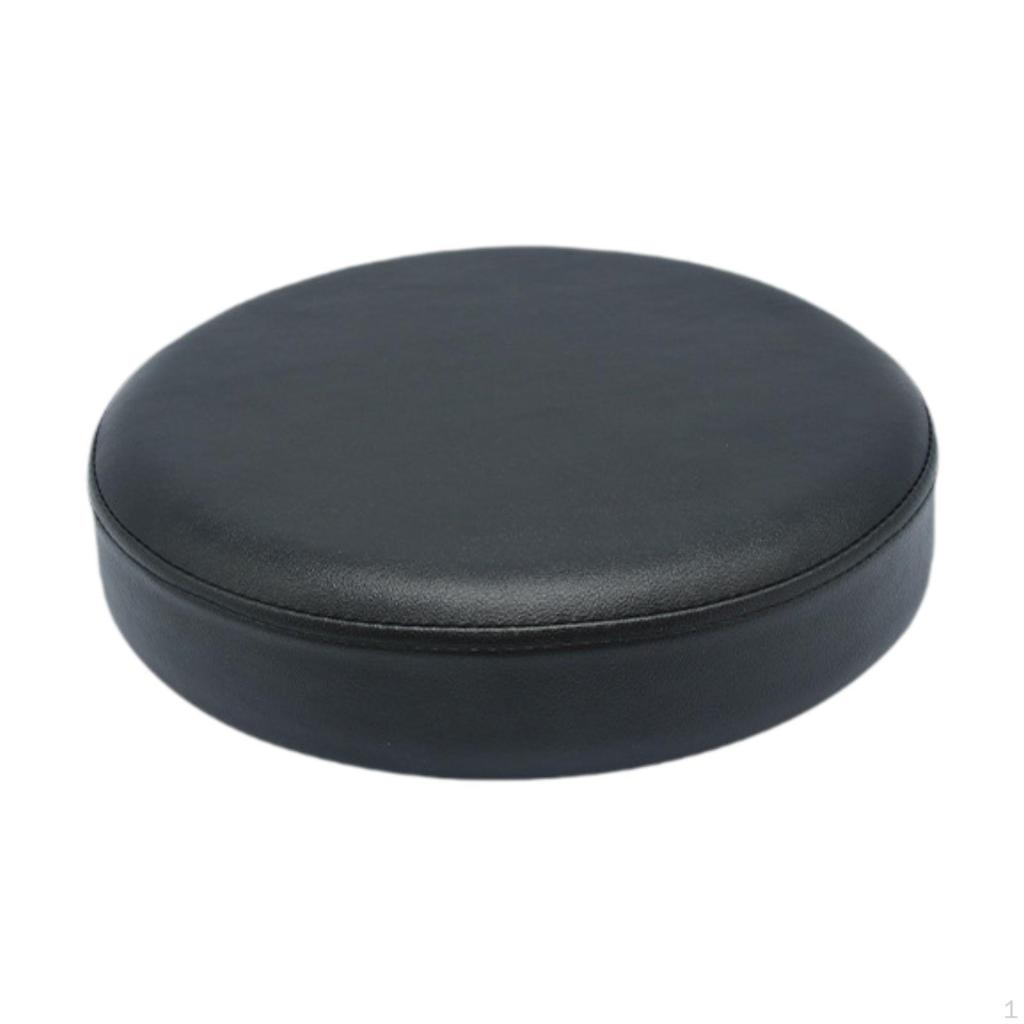 PU Leather Chair Cushion Round Seat Barstool Protector Stool Pad for