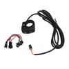 Lamp Horn Switch 2 In 1 Wear Resistant Scooter Switch with Light Adapter Cable for Electric Bike Motorcycle Scooter