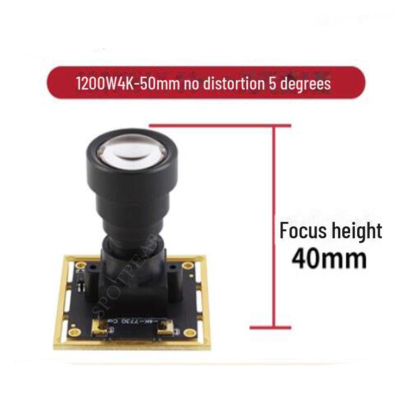 Промышленная камера USB мощностью 1200 Вт с датчиком IMX377: Широкоугольный, без искажений, совместим с Android, Raspberry Pi и Linux. Водитель не нужен.