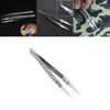 Steel Stainless Ceramic Pointed Tip Tweezer Heat Resistant Antistatic Antiacid