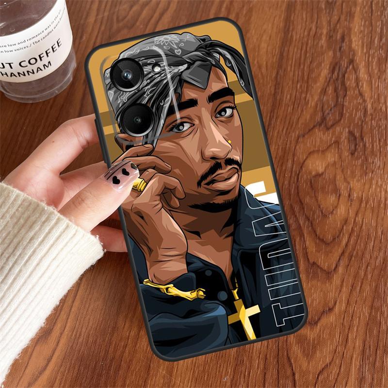 Рэпер 2pac Певец Tupac Для Realme 15 Pro GT7 GT6 10 11 12 13 14 Pro Plus C75 C71 C65 C63 C61 C53 C67 C35 C55 Чехол
