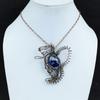 Sodalite Pendant Copper Wire Wrapped Pendant Gemstone Copper Jewelry Rabbit Pendant Handmade Pendant Wire Wrapped Jewelry Anniversary Gifts