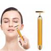 Электрический палочка-массажер для лица 24K Rose Gold, Т-образный, для массажа лица, подтяжки кожи, электрический бьюти-инструмент