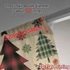 2pcs,Curtains Buffalo Plaid Christmas Trees Snowflakes_c (2) Chic Chic Curtain 100% Polyester Curtains Festive Suitable for