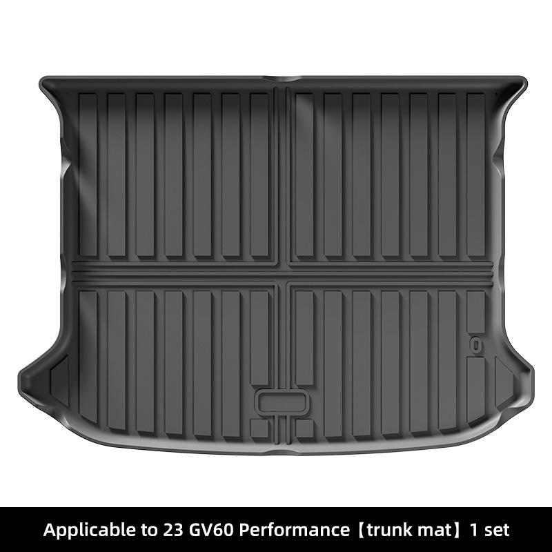 FIT for Hyundai Genesis GV60 2023 Car Floor Mats Cargo Liner Trunk Pad TPE 3D Left-hand Drive Internal Accessories Customized