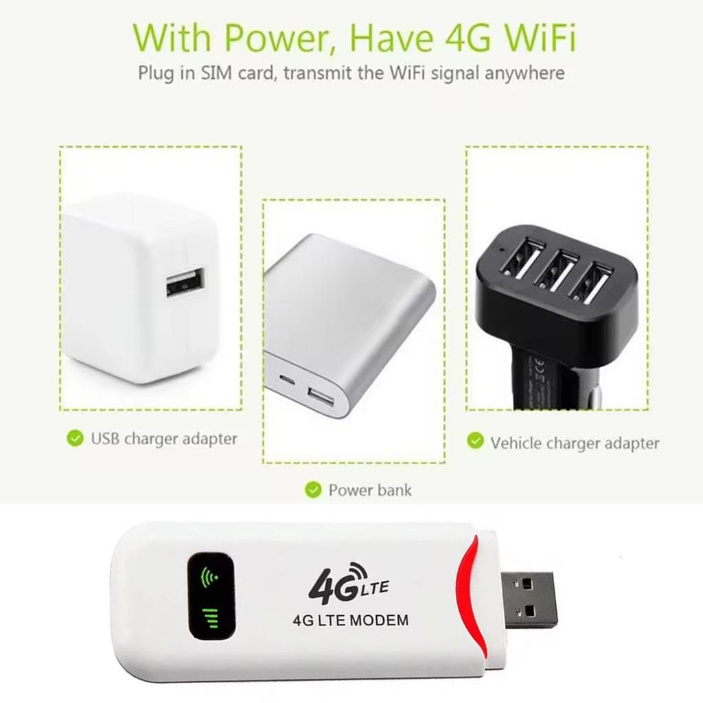 4G LTE беспроводной маршрутизатор USB-модем 150 Мбит/с мобильный широкополосный доступ SIM-карта беспроводной WiFi-адаптер 4G маршрутизатор для домашнего офиса