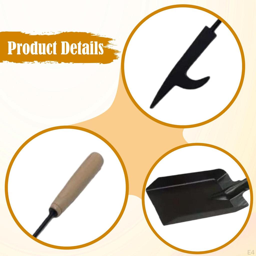 Fireplace Tool Fire Campfire Fireside Accessory Farmhouse Heat Resistant for Courtyard RV