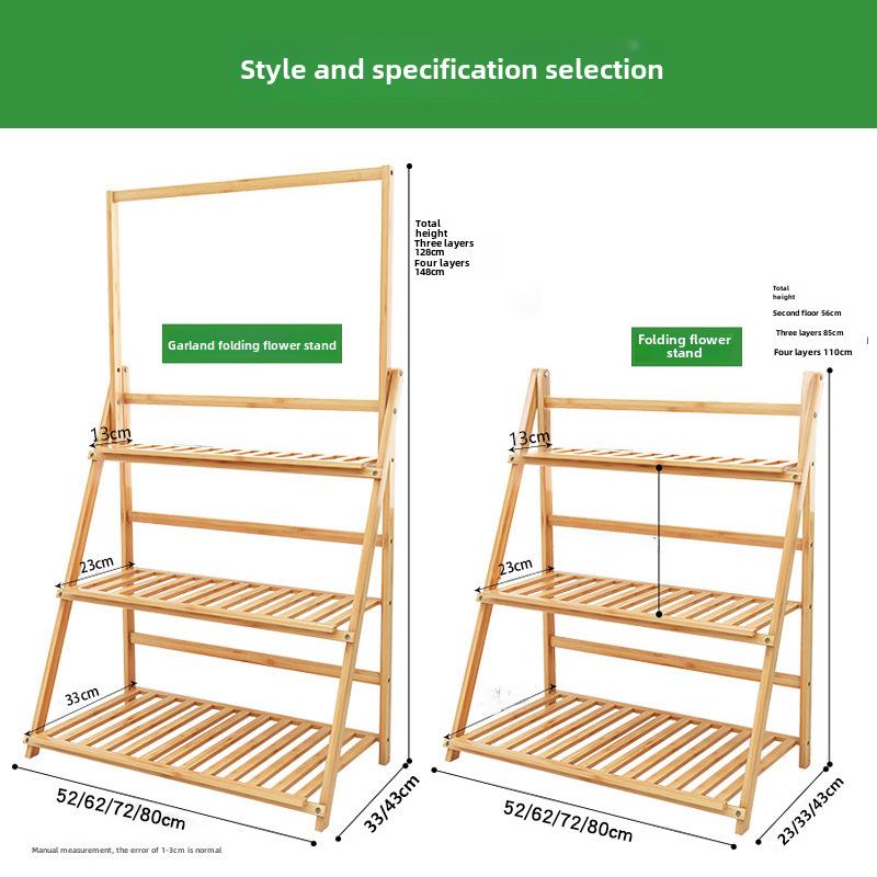 «Многоуровневая складная балконная стойка для цветов с возможностью подвешивания и установки на полу для суккулентов и хранения»