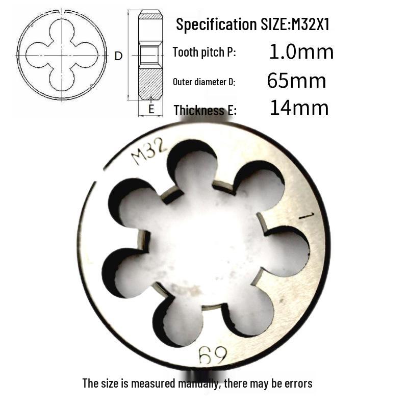 Набор круглых плашек и метчиков M31-M35 x 3.5 to 1.25, Правая и Левая Резьба