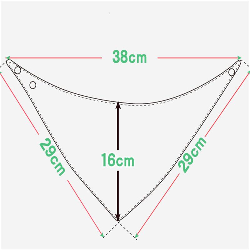 3Pcs/Set Cute Baby Triangle Bibs Print Saliva Towel Infant Feeding Apron