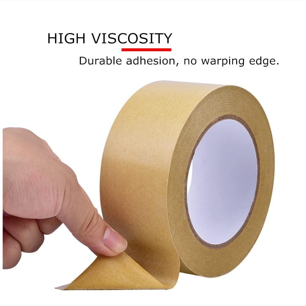 30M/Roll Parcel Kraft Paper Tape Car Painting Shelter Carton Sealing Tape Brown Packaging Tape