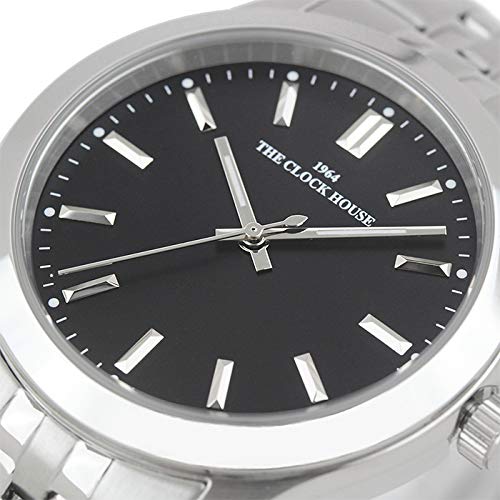 The Clock House MBF5002-BK1A Мужские стильные деловые и формальные аналоговые водонепроницаемые наручные часы, черные