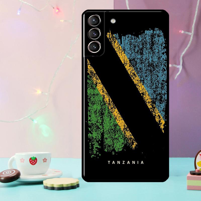 Tanzania National Flag Phone Case For Samsung Galaxy S25 Ultra S20 S21 S22 S23 S24 Plus S9 S10 S24 FE S25 FE Cover