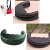 Durable Rubber Handle For Dogs And Cats Non-expanding Leash Handle Black Color 11*8cm