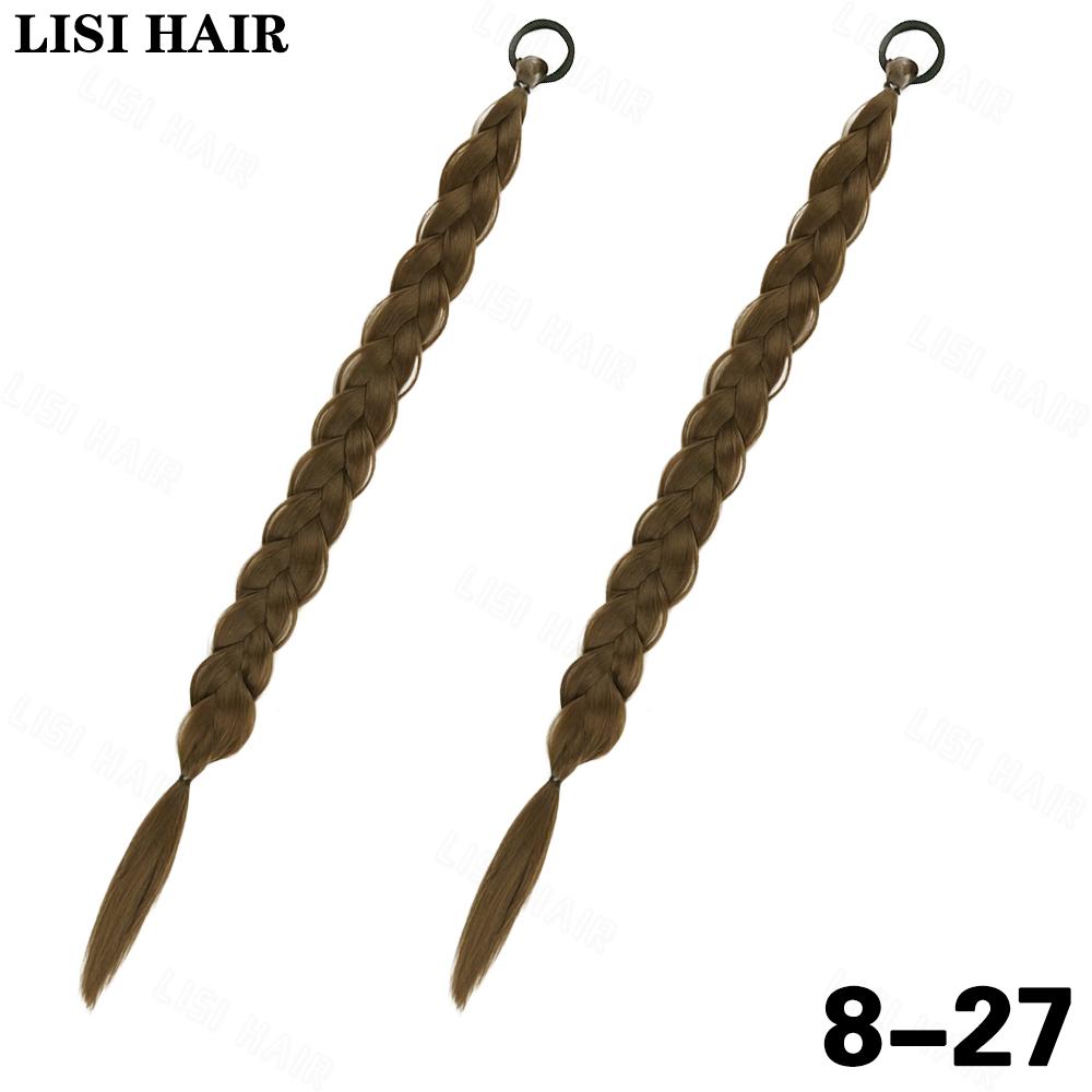 «Жаростойкий» шикарный длинный плетеный хвост для женщин — термостойкие синтетические волосы, универсальный стиль для повседневного ношения