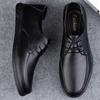 2022 Newest Men Shoes Comfy Luxury Brand Men Casual Shoes Genuine Leather Lace Up Business Style Dress Shoes Formal Men'S Shoes