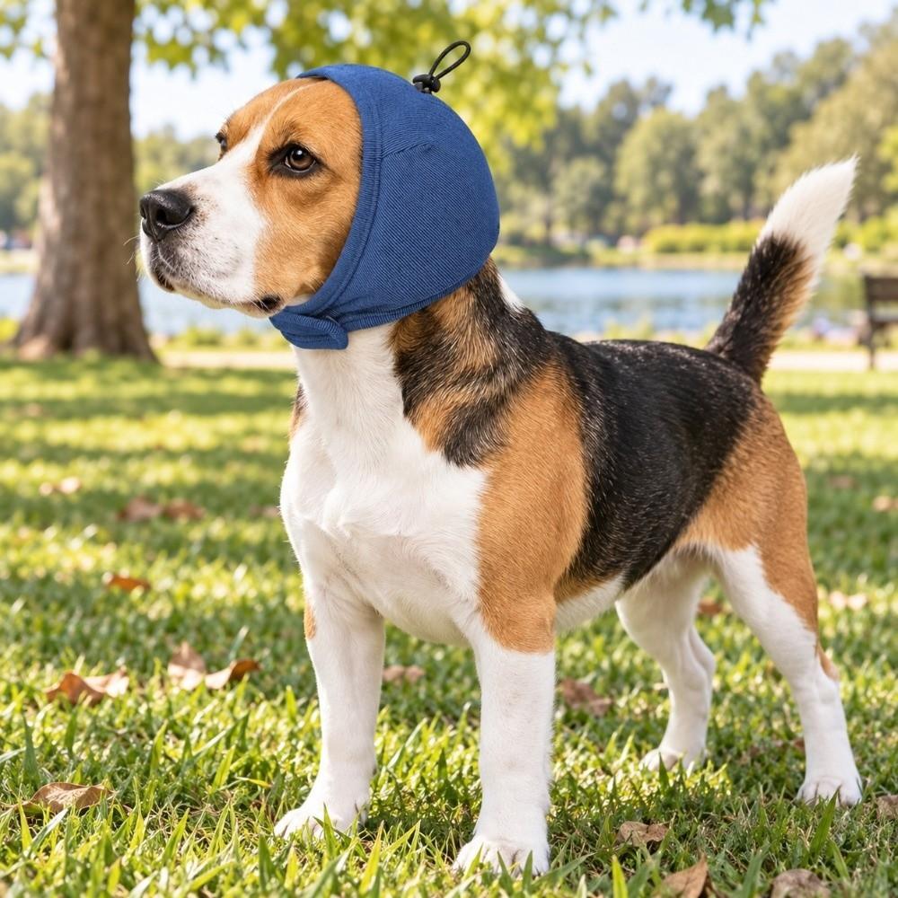 Anti Anxiety Dog Calming Earmuff Adjustable Soothing Ear Cover Noise Reduction Earmuffs  Pet Bath