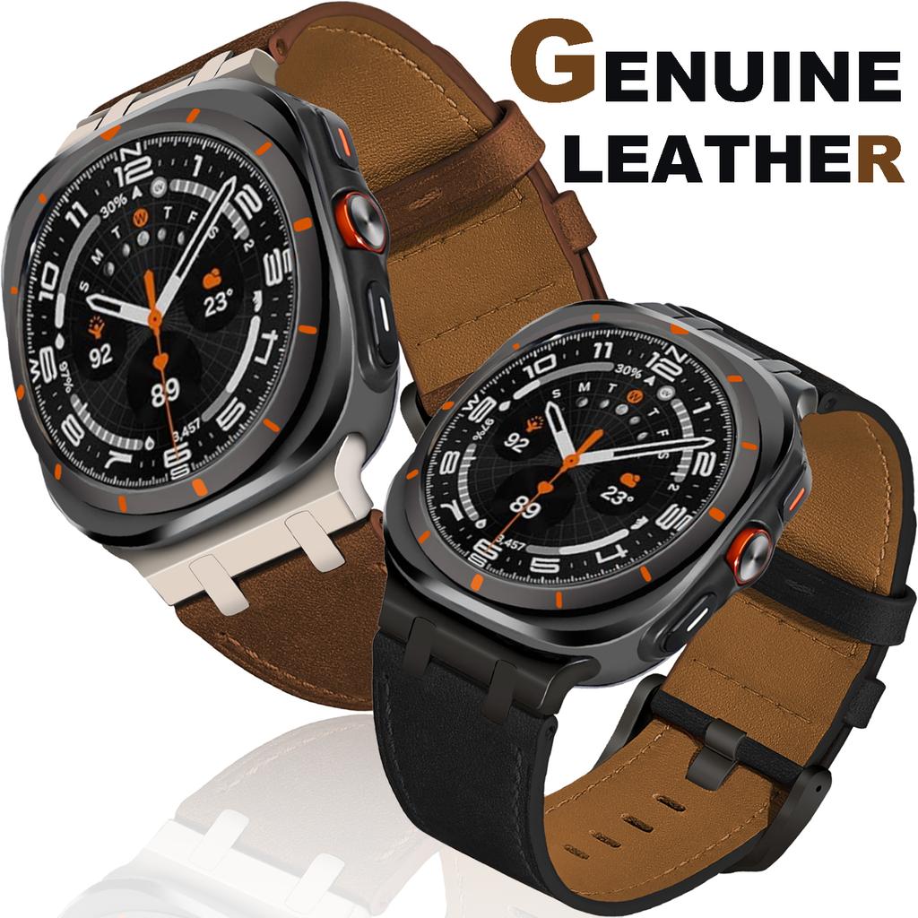 For Samsung Galaxy Watch 7 Ultra Smartwatch Band for Galaxy Watch Ultra 47mm Bracelet Belt Correa Accessorie Leather Watchstraps